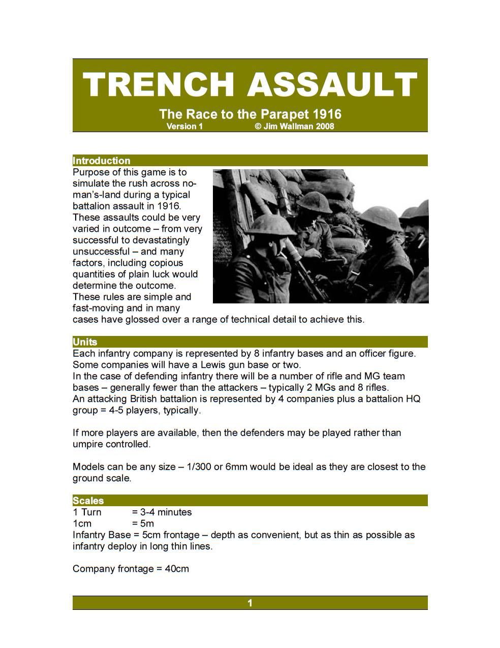 Trench Assault doboz