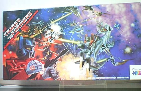 Transformers Adventure Game doboz