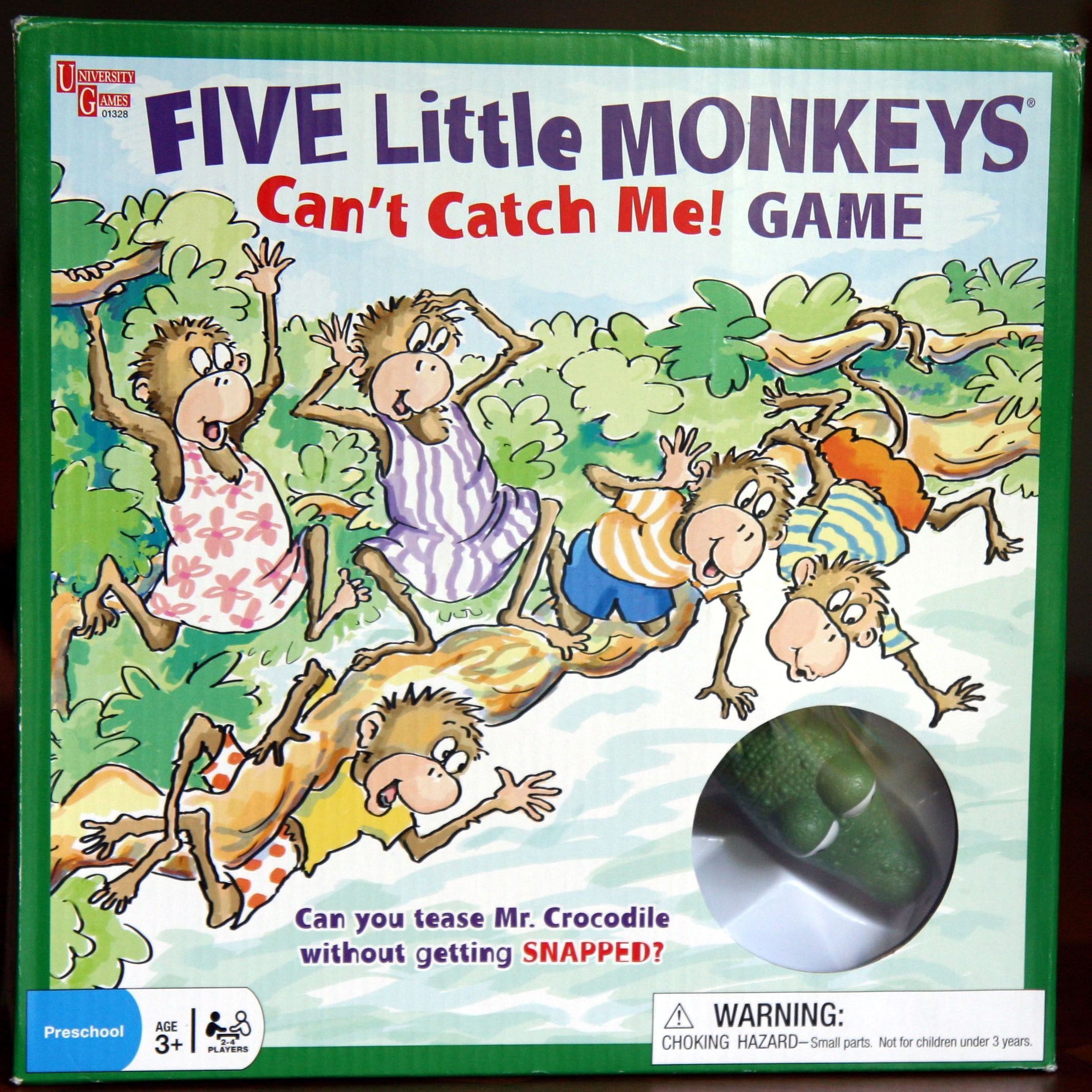 Five Little Monkeys Can't Catch Me Game doboz