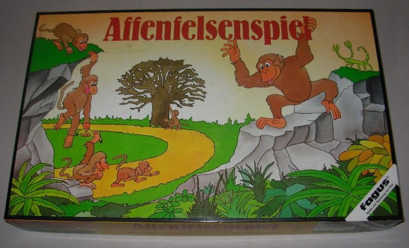 Affenfelsenspiel doboz