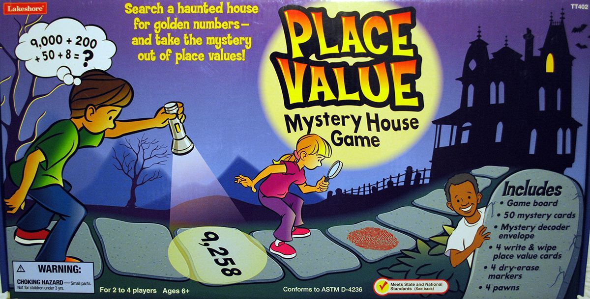 Place Value Mystery House Game box art