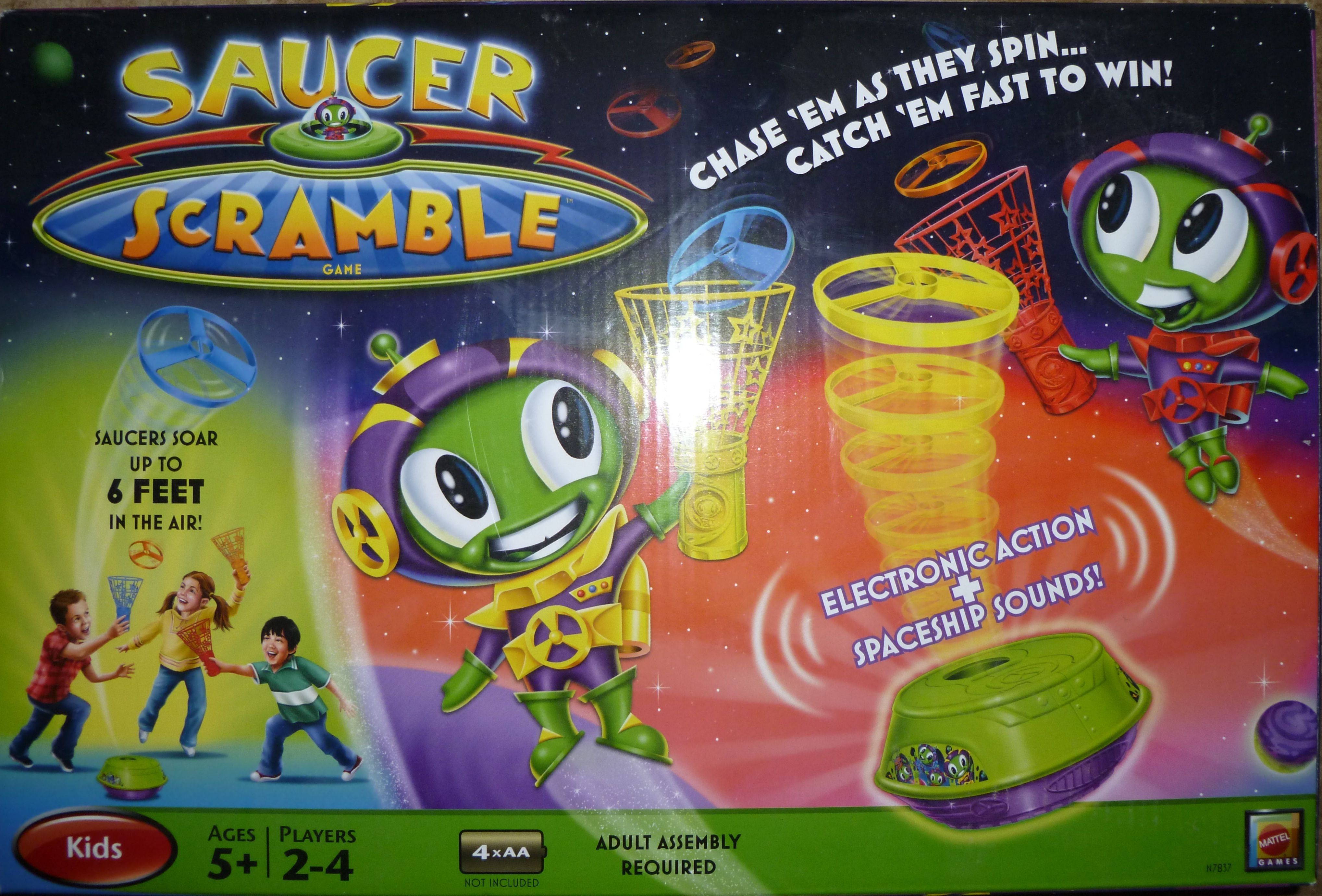 Saucer Scramble doboz