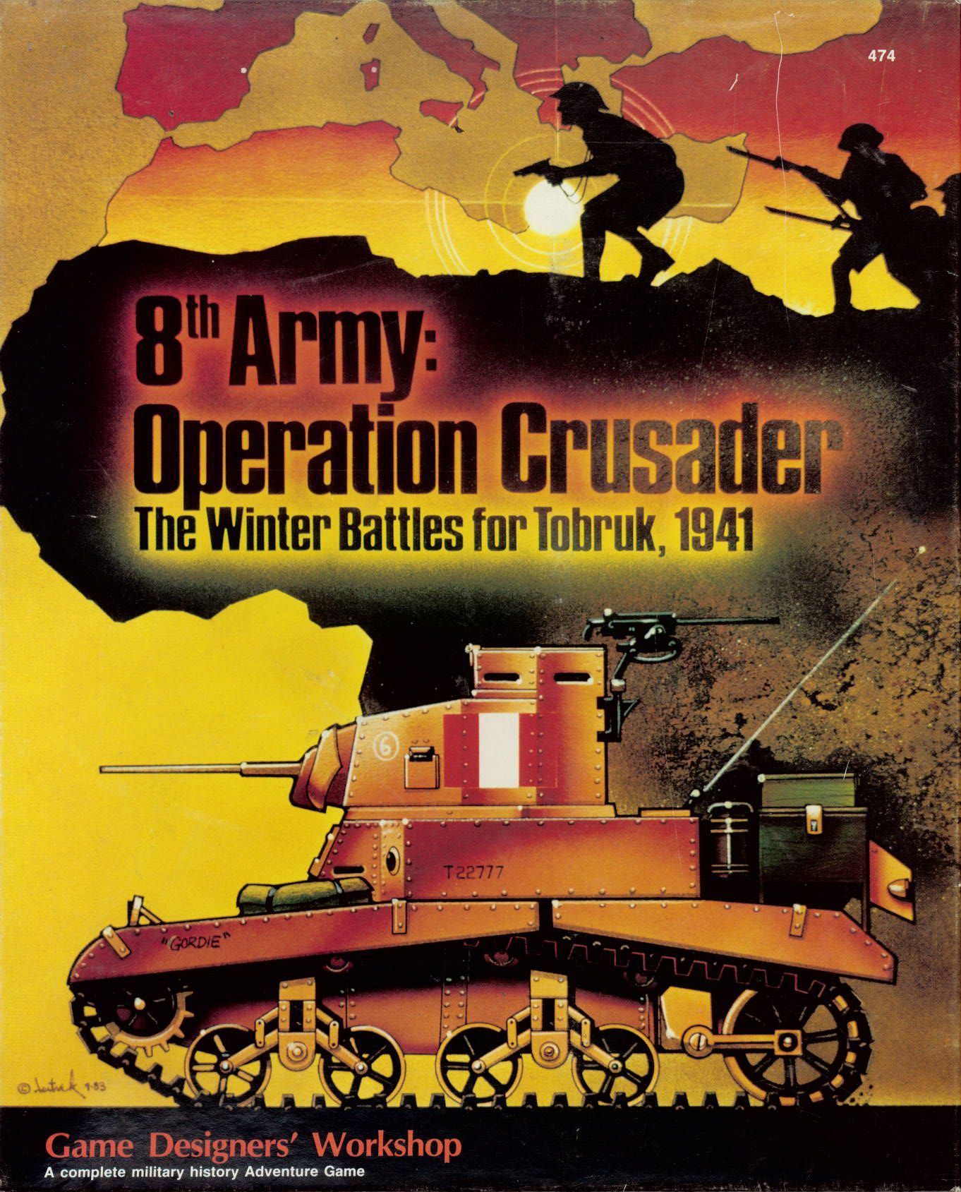 8th Army: Operation Crusader – The Winter Battles for Tobruk, 1941 box art