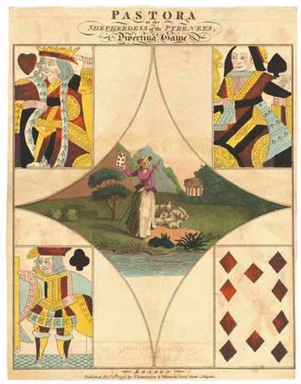 Pastora or the Shepherdess of the Pyrenees: A diverting game calculated to kill care and enliven the dreary hours of winter box art