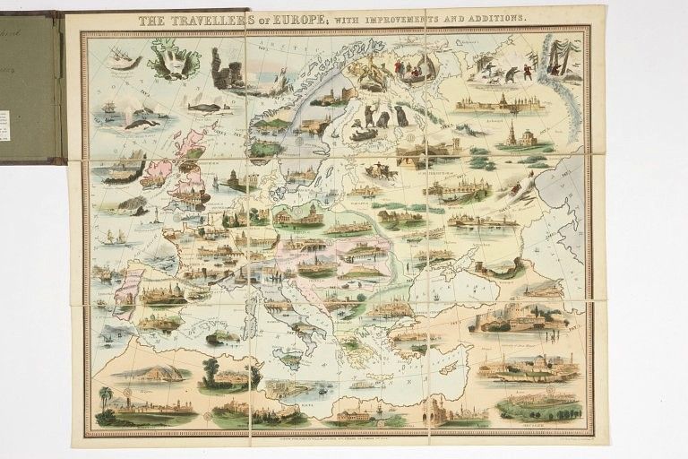 The Travellers of Europe, with Improvements and Additions doboz