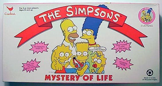The Simpsons Mystery of Life doboz