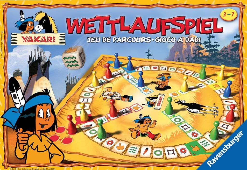 Yakari Wettlaufspiel doboz