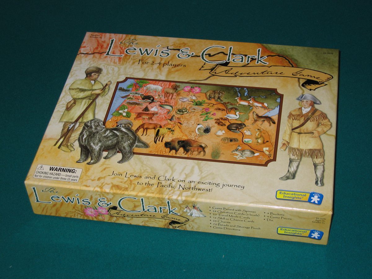 The Lewis & Clark Adventure Game doboz