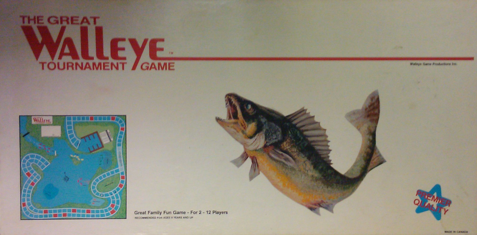 Coperta The Great Walleye Tournament Board Game
