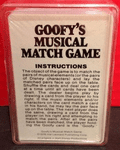 Goofy's Musical Match Game
