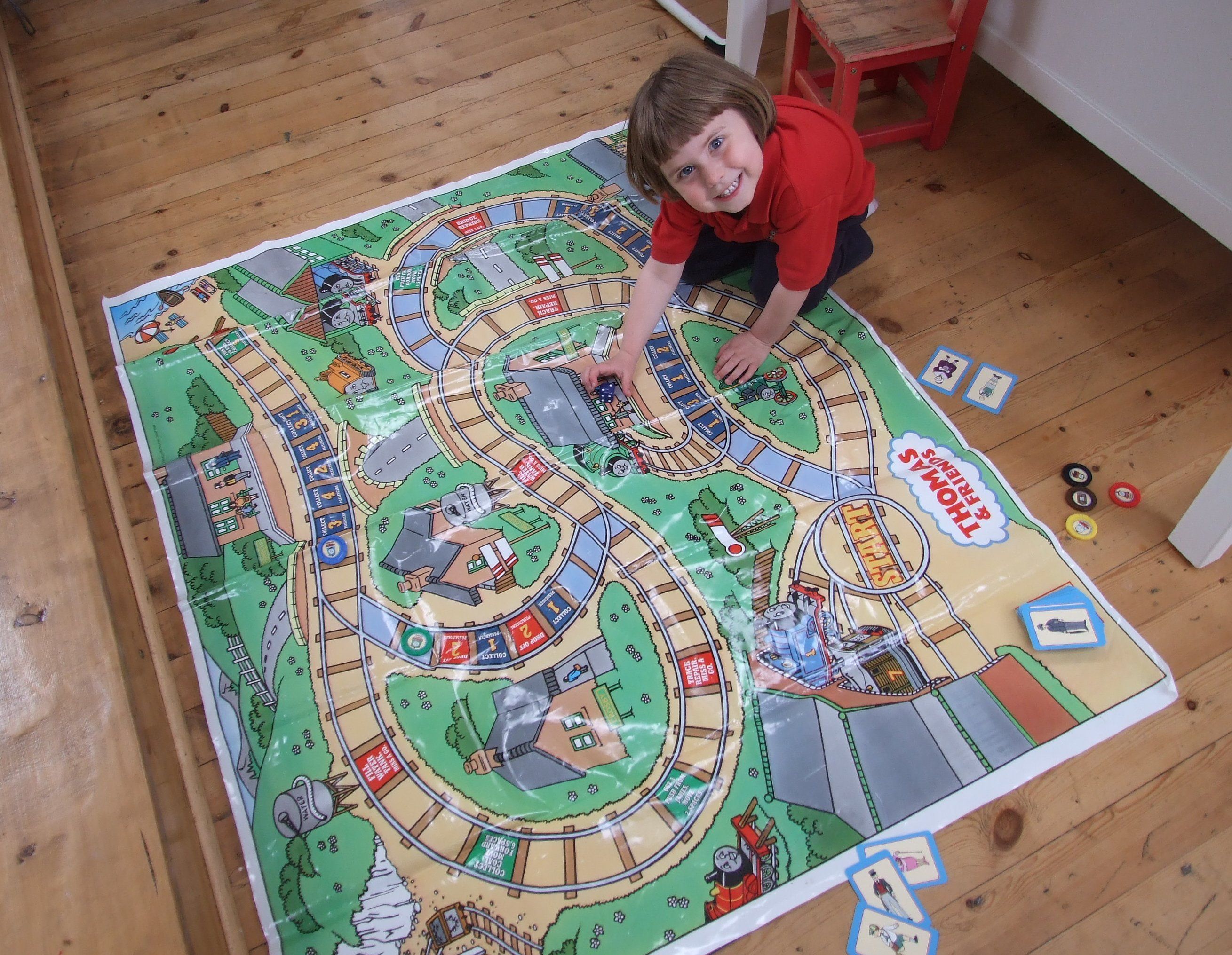 Thomas and Friends All Aboard Giant Floor Game doboz