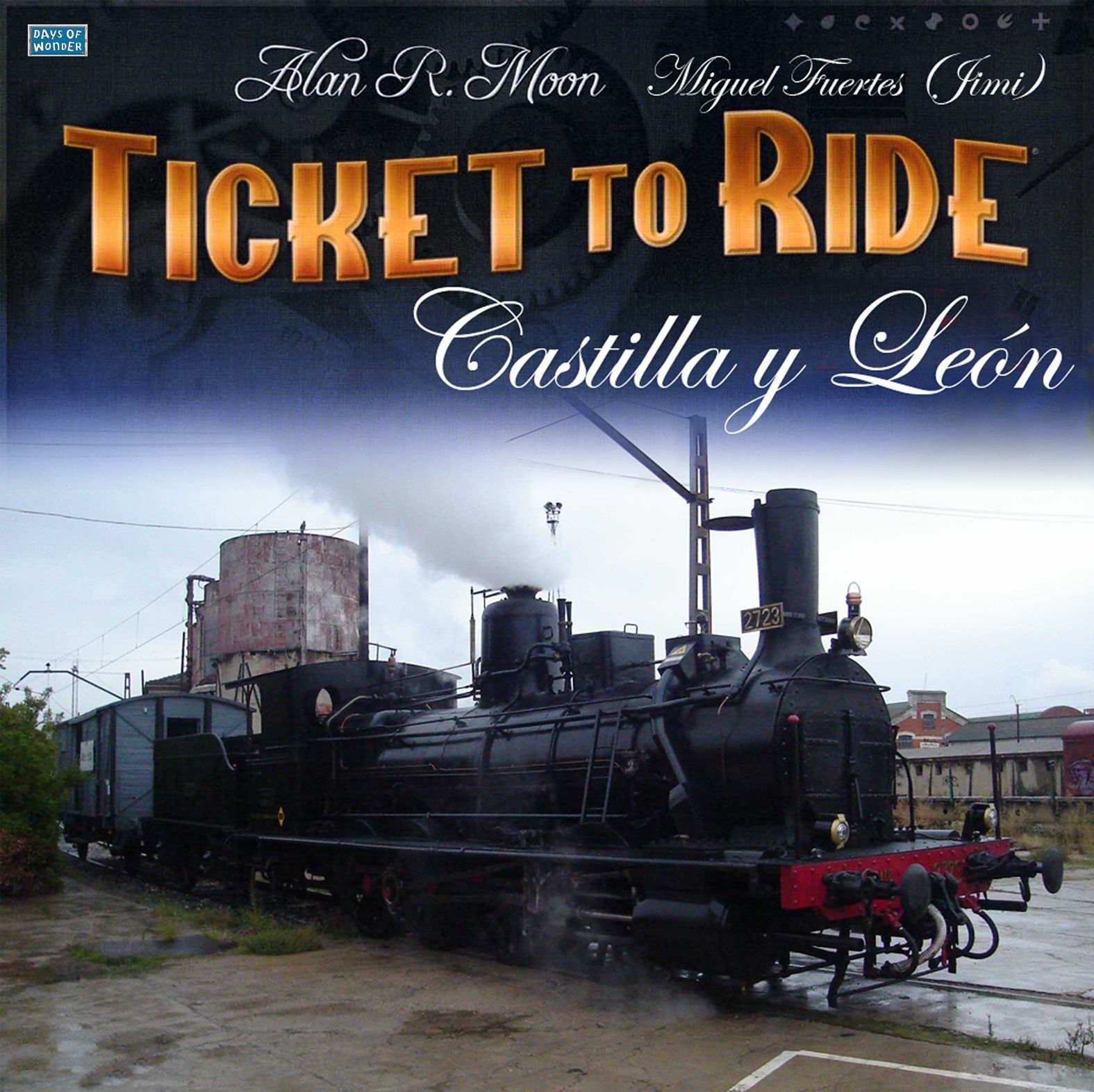 Castilla y León (fan expansion for Ticket to Ride) box art