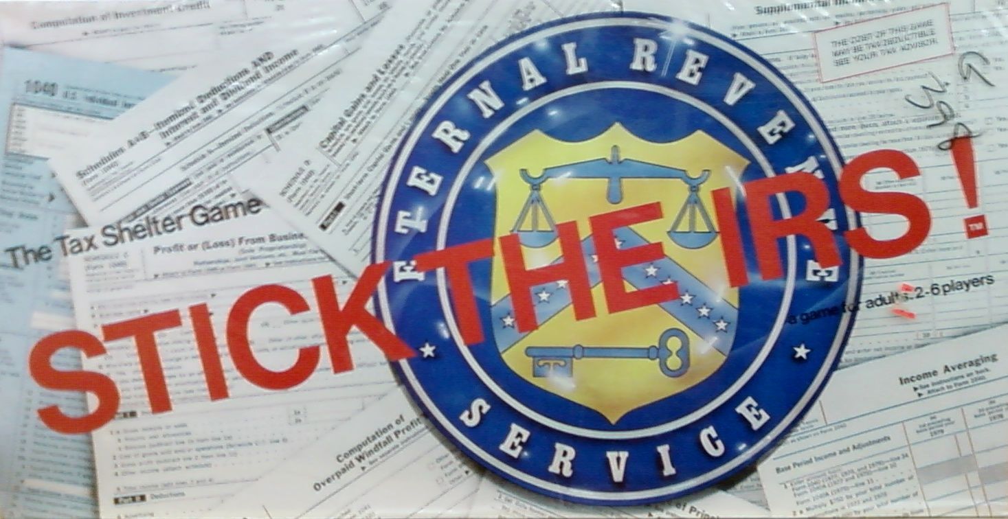 Stick the IRS box art