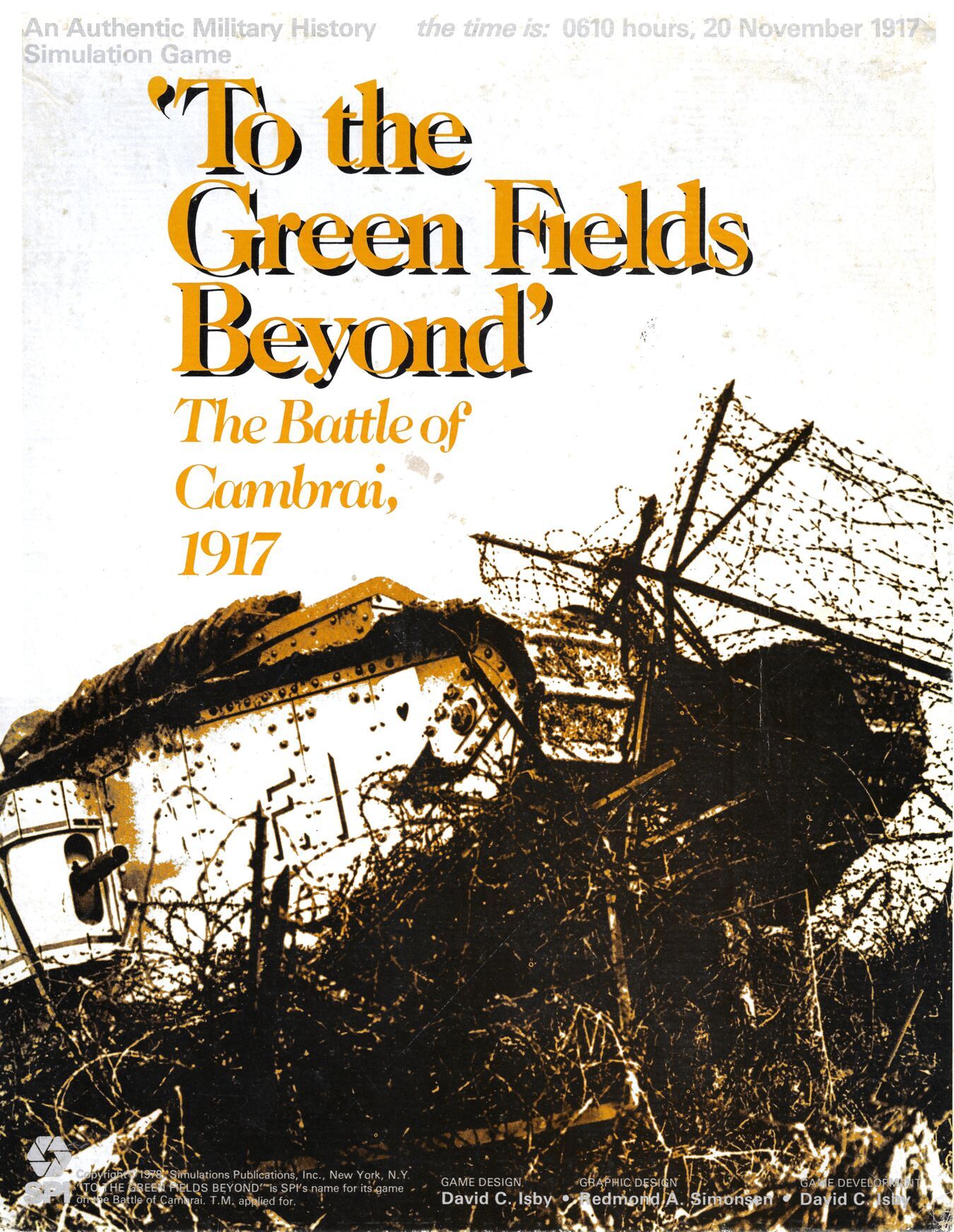 To the Green Fields Beyond: The Battle of Cambrai, 1917 box art