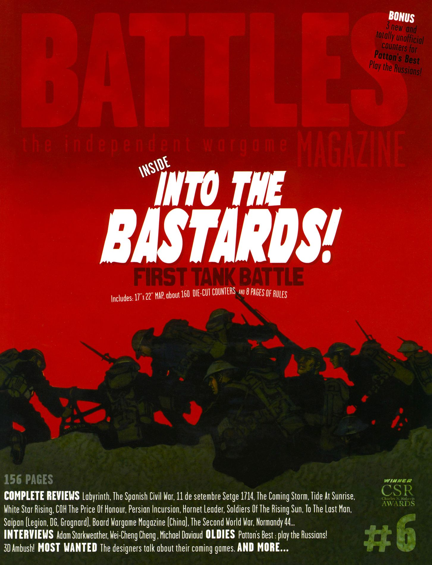 Into the Bastards!: First tank battle box art