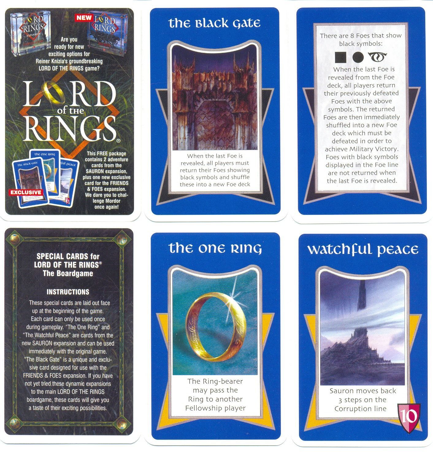 Coperta Lord of the Rings: The Black Gate Promo