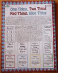One Thing, Two Thing, Red Thing, Blue Thing