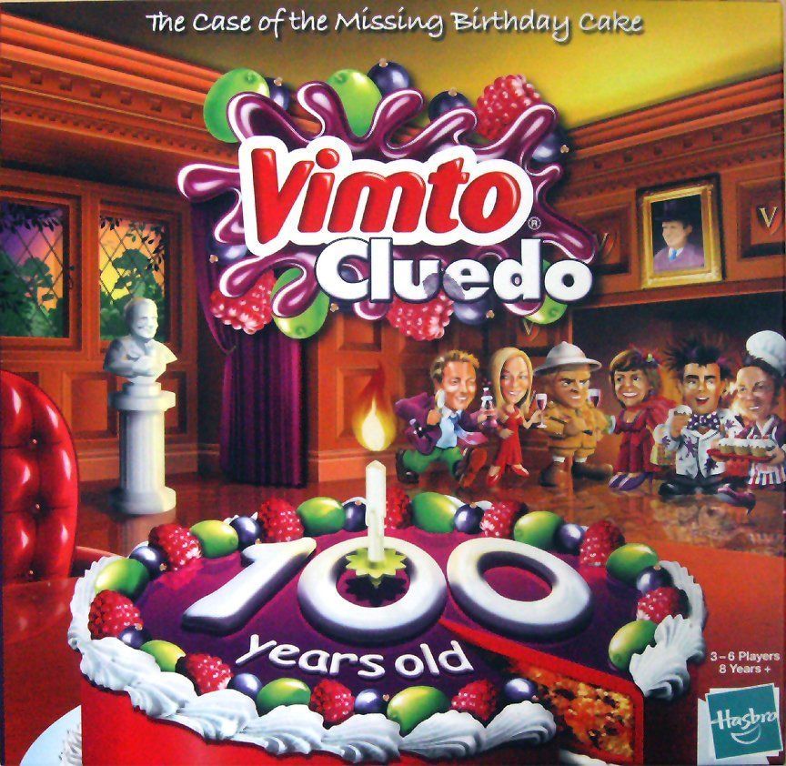 Vimto Cluedo box art
