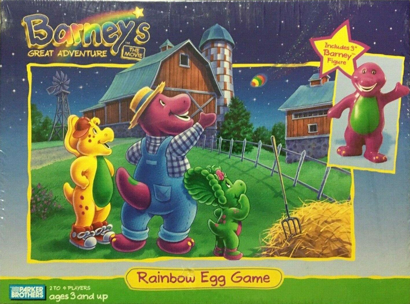 Barney's Rainbow Egg Game box art