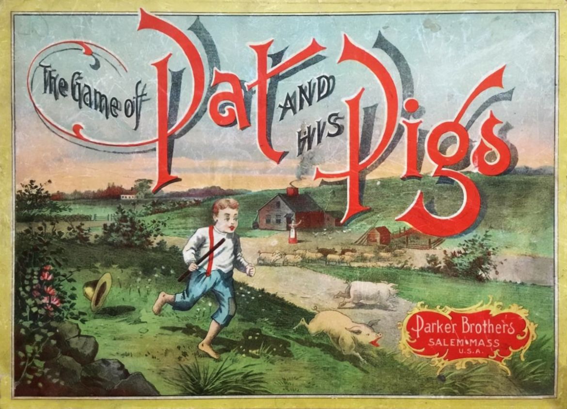 The Game of Pat and His Pigs box art