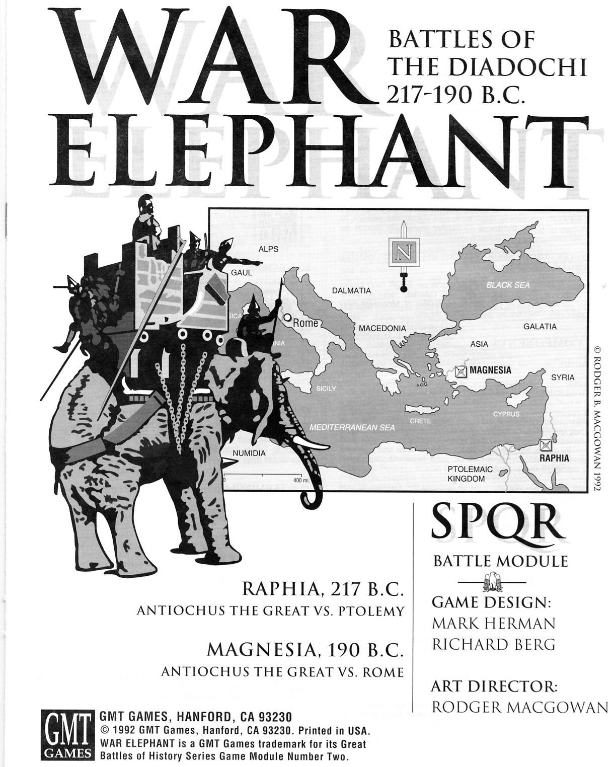 Coperta War Elephant: Battles of the Diadochi 217-190 B.C. – SPQR Battle Module