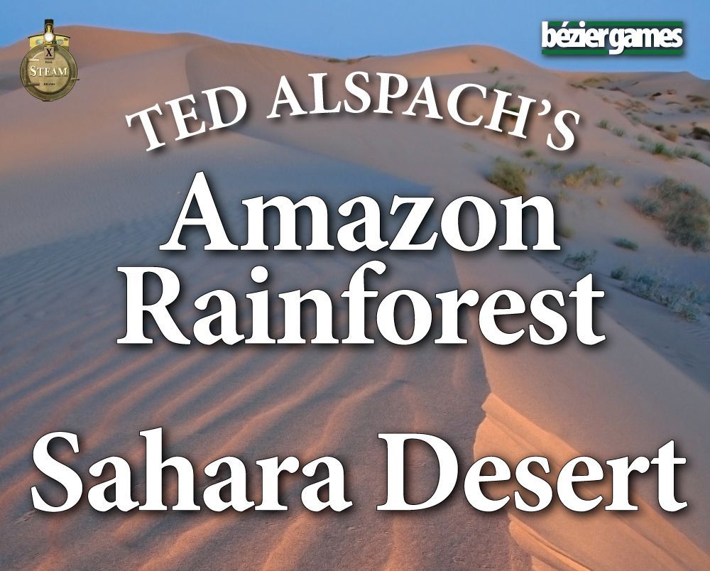 Age of Steam Expansion: Amazon Rainforest & Sahara Desert box art
