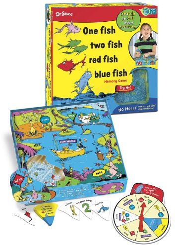 One Fish, Two Fish, Red Fish, Blue Fish Memory Game box art