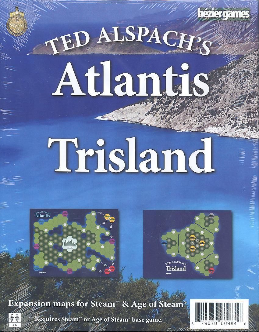 Age of Steam Expansion: Atlantis & Trisland doboz