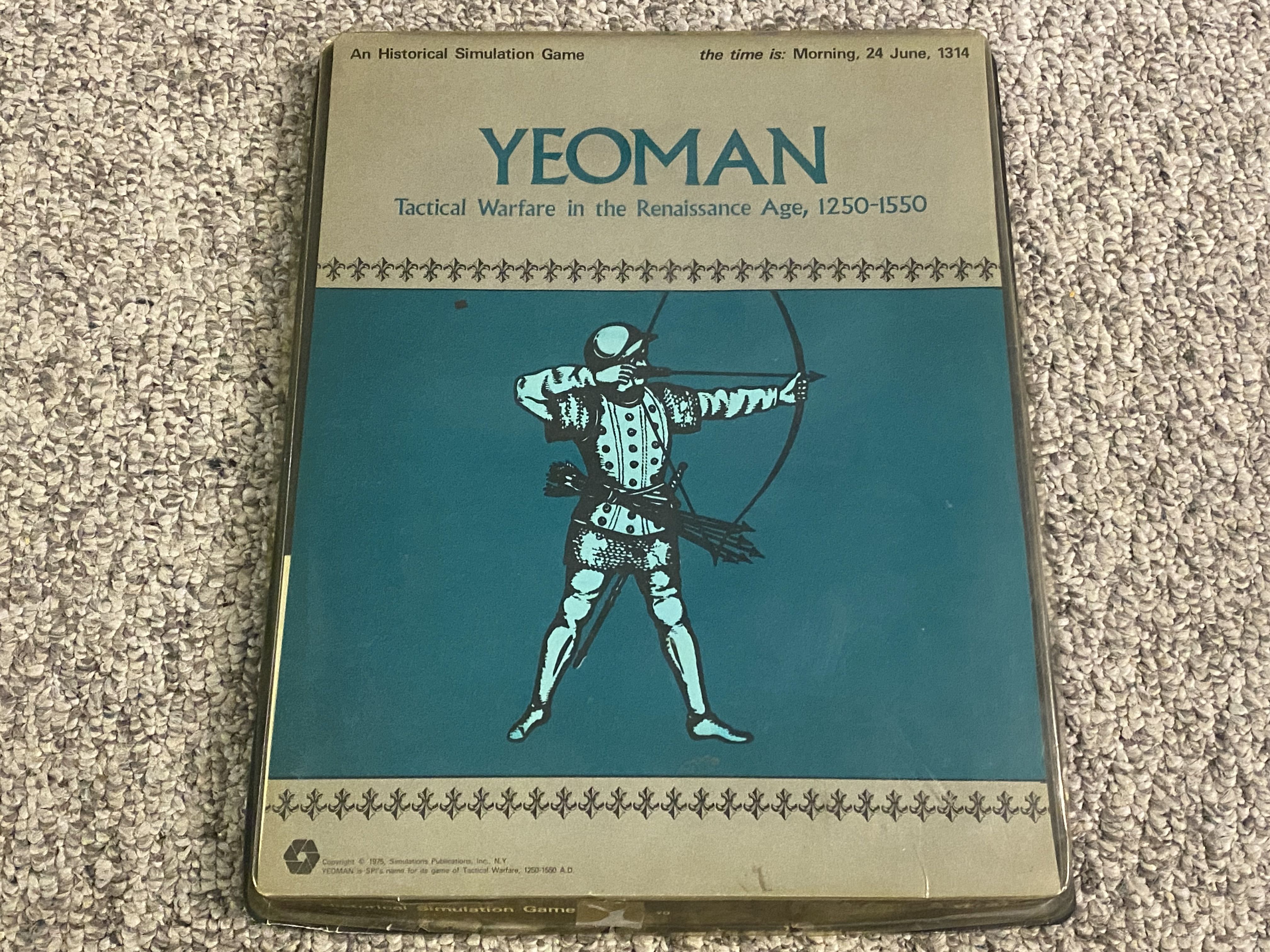 Yeoman: Tactical Warfare in the Renaissance Age, 1250-1550 box art