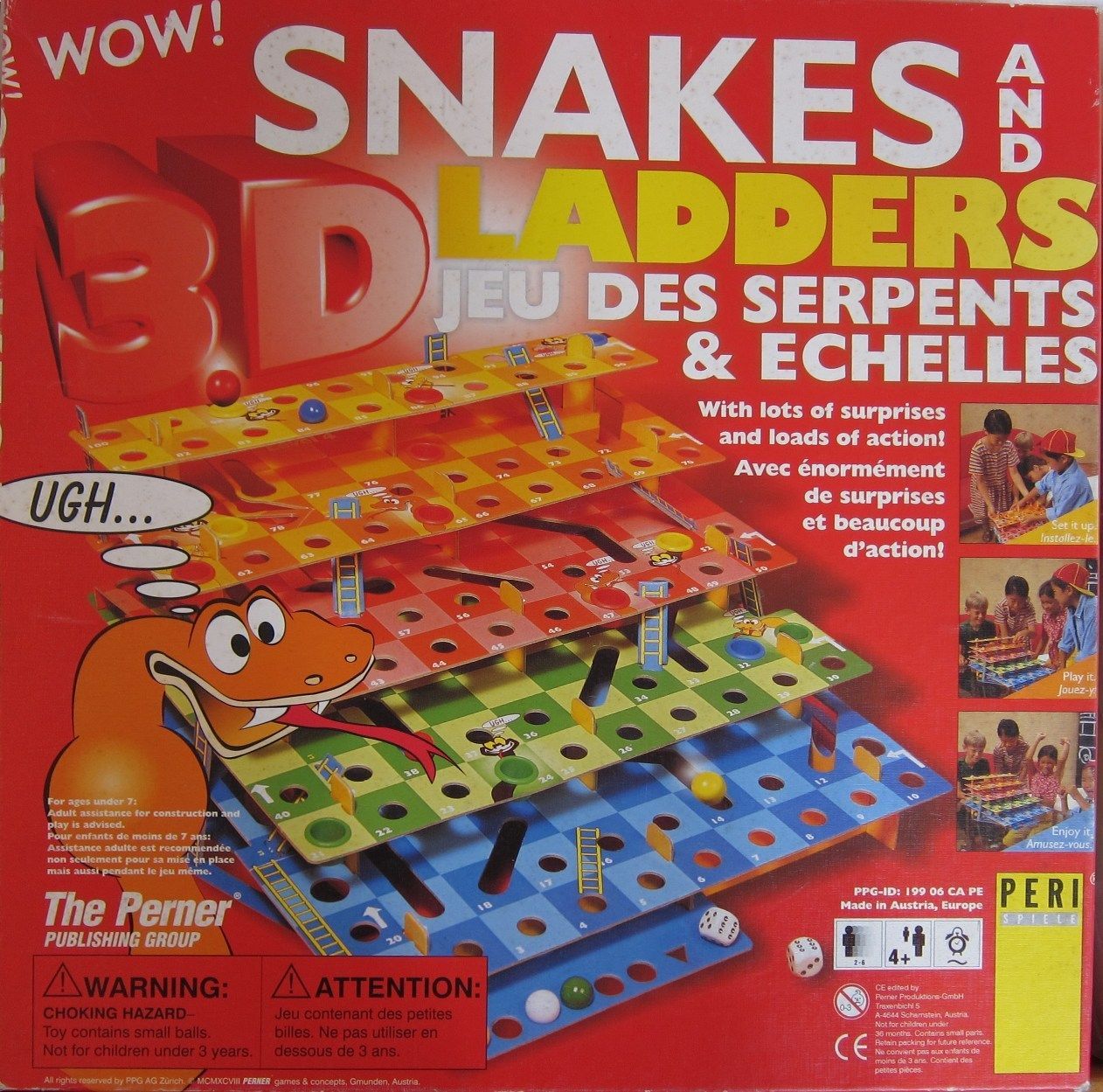 Snakes and Ladders 3D box art
