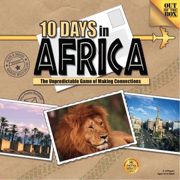 10 Days in Africa box art