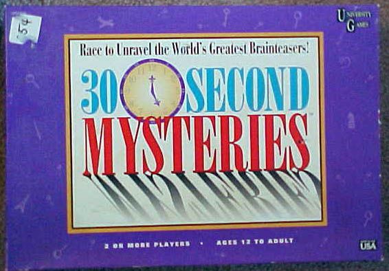 30 Second Mysteries doboz