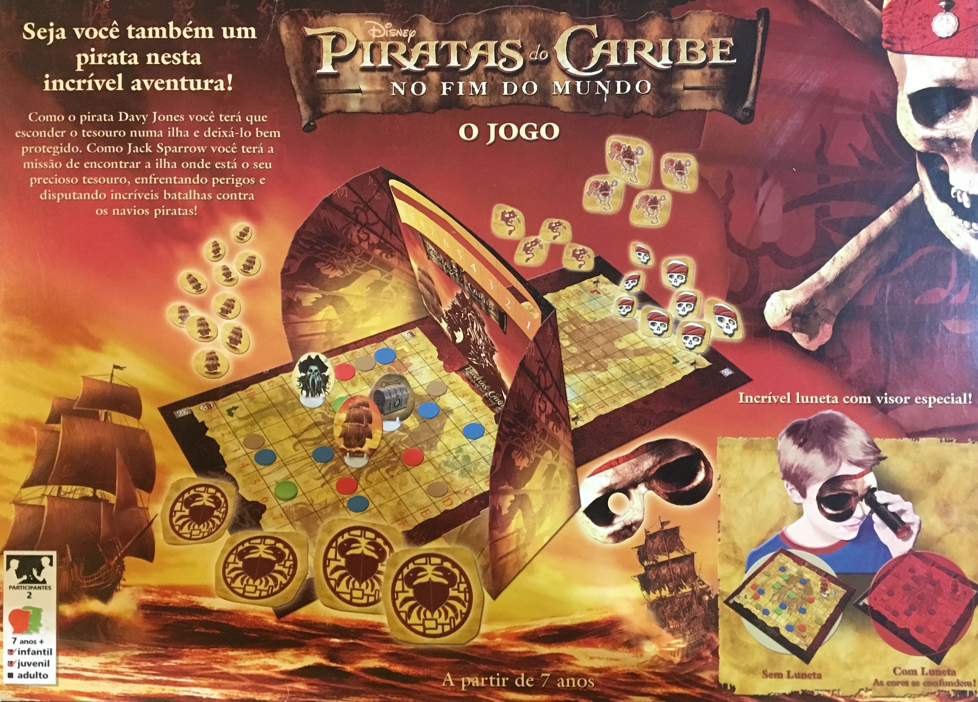 Piratas do Caribe: No Fim do Mundo box art