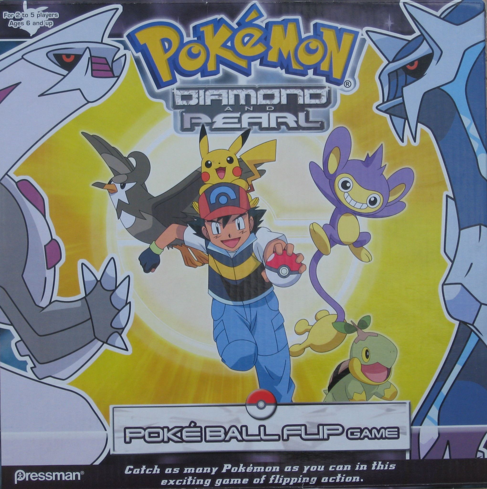 Pokemon Diamond and Pearl Poke Ball Flip Game doboz