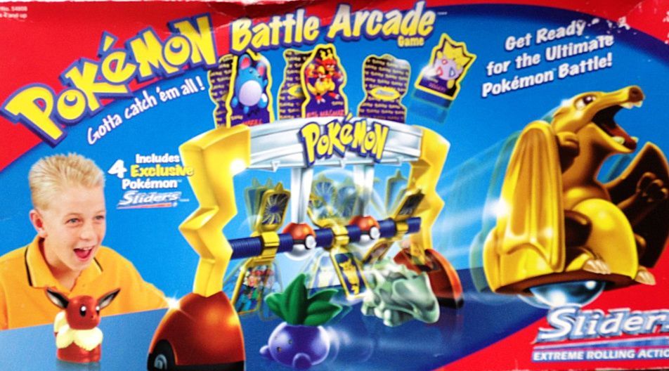 Pokemon Sliders Battle Arcade Game box art