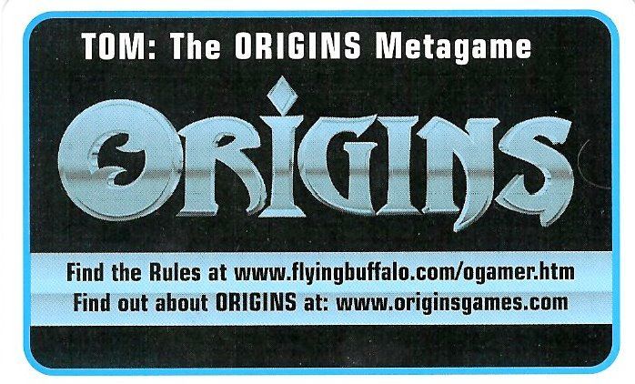 TOM: The Origins Metagame box art
