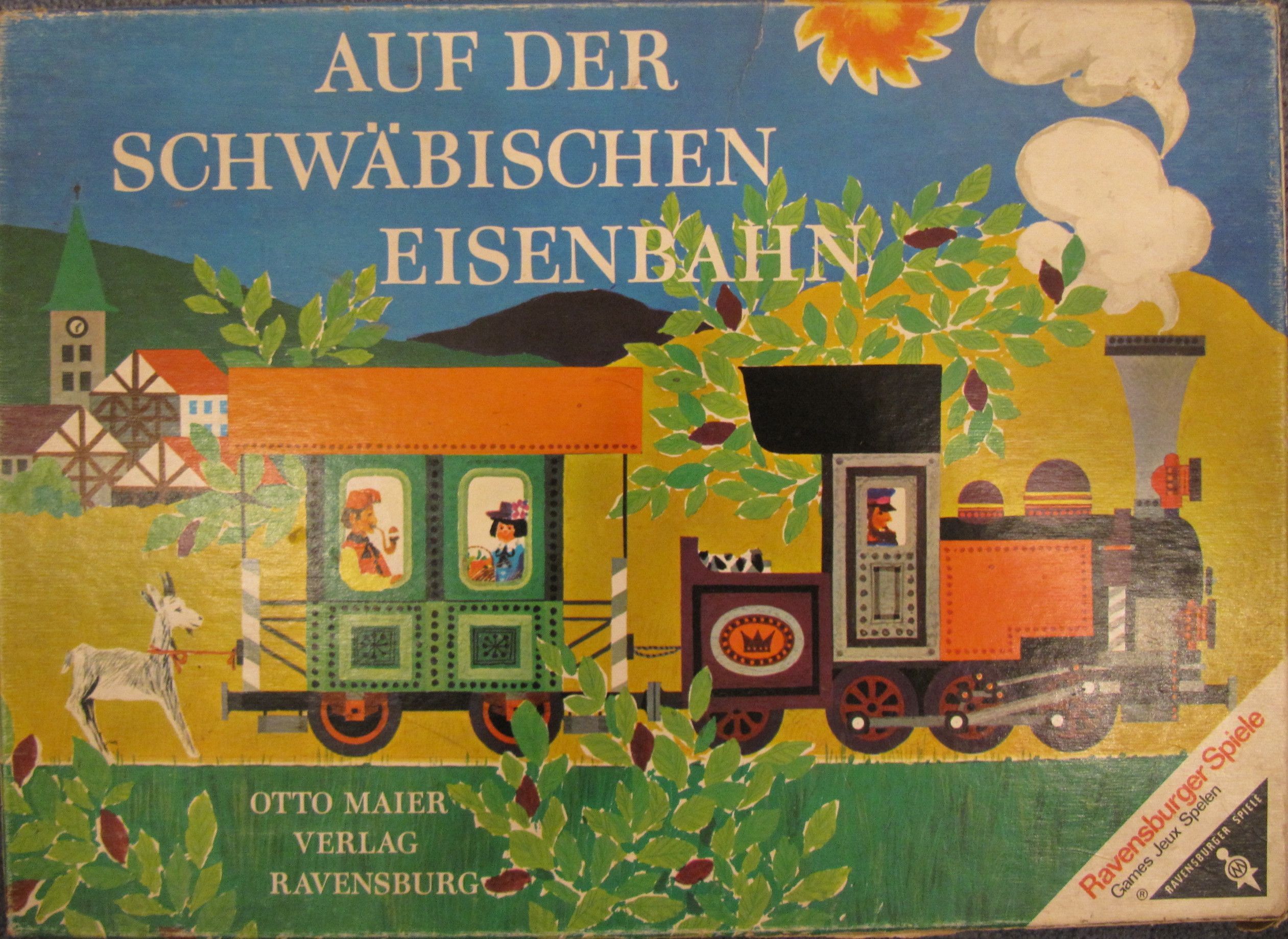 Auf der schwäbischen Eisenbahn box art