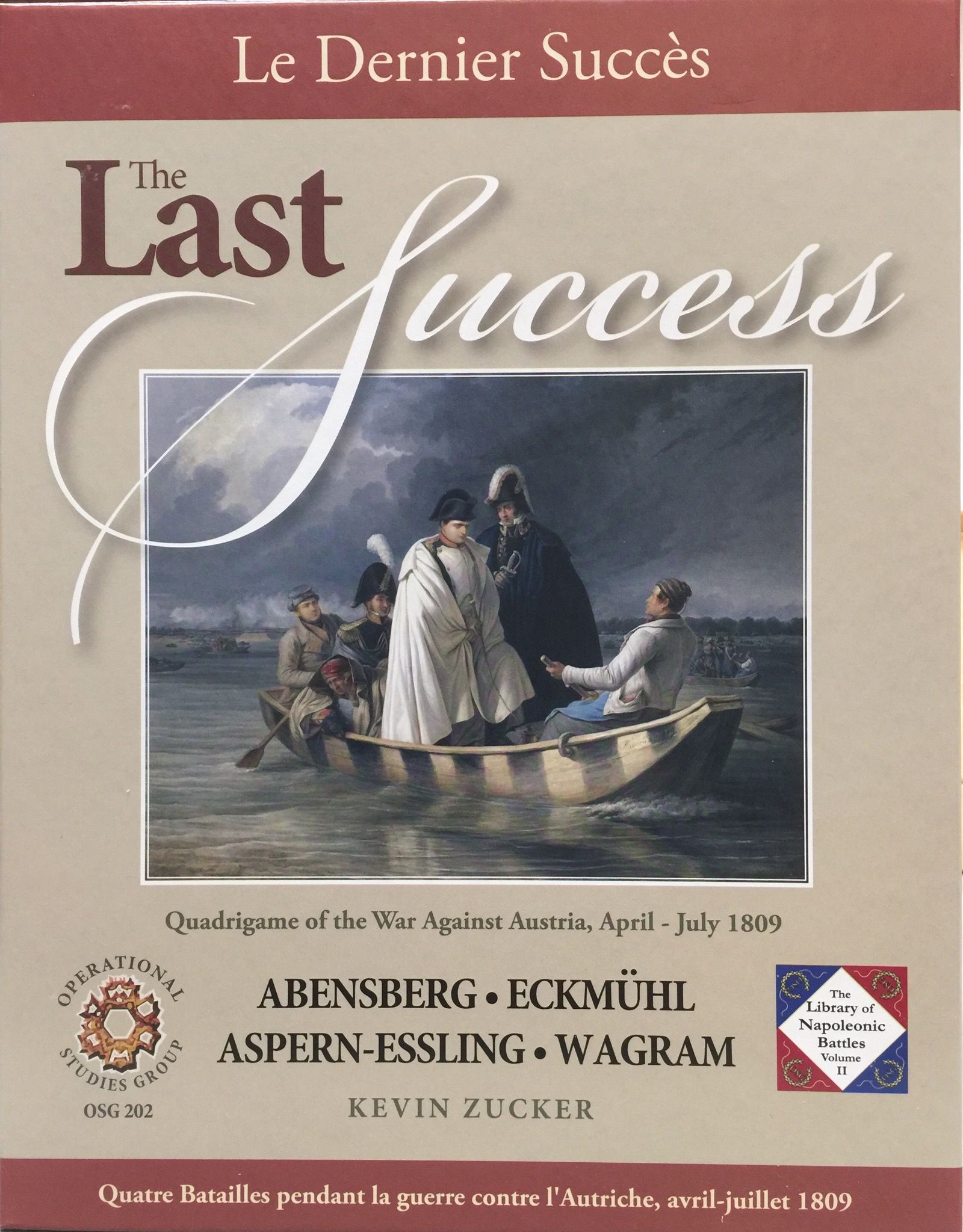 The Last Success: Quadrigame of the War Against Austria, April - July 1809 box art