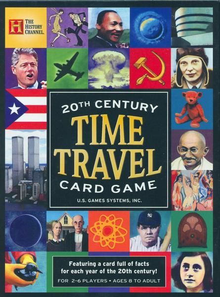 20th Century Time Travel Card Game doboz