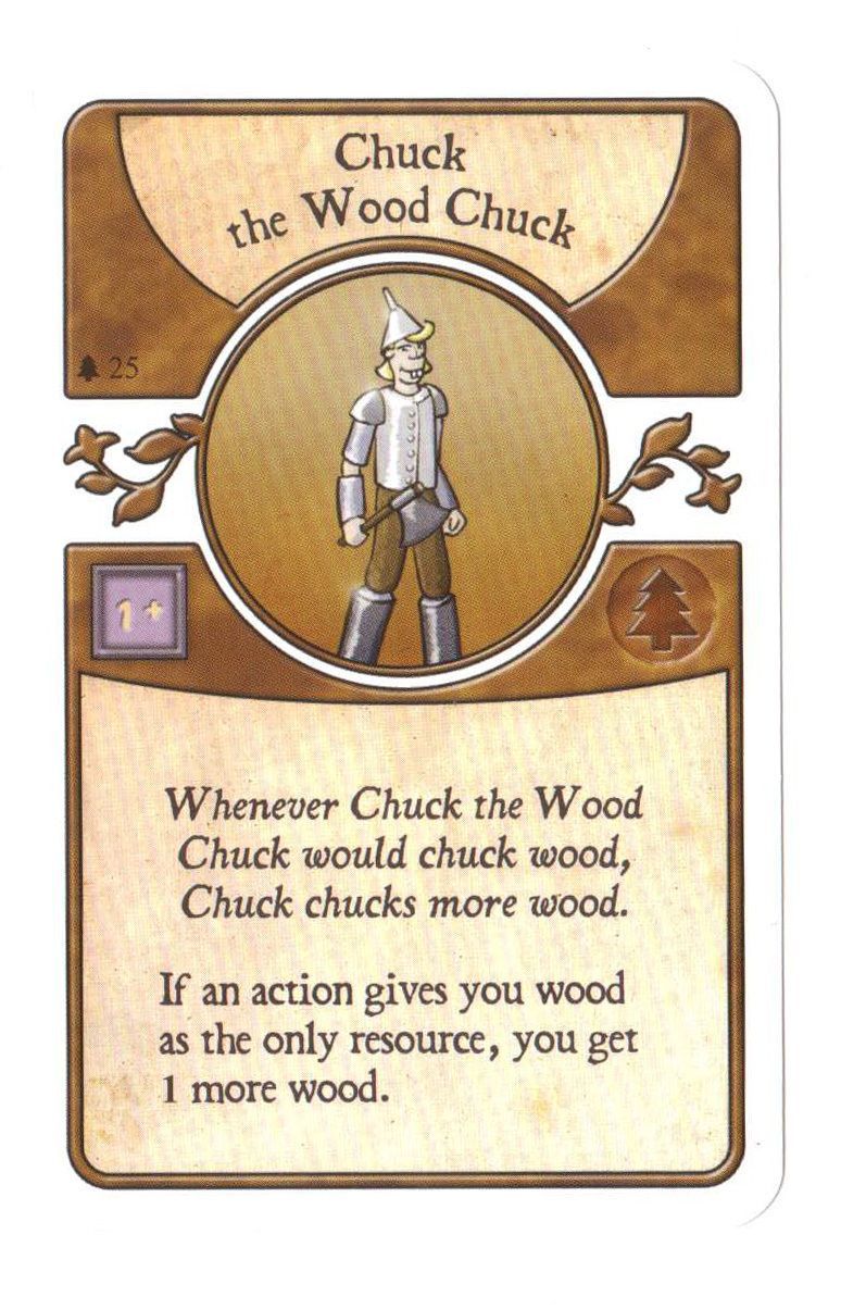 Agricola: The Legen*dairy Forest Deck – Chuck the Wood Chuck box art
