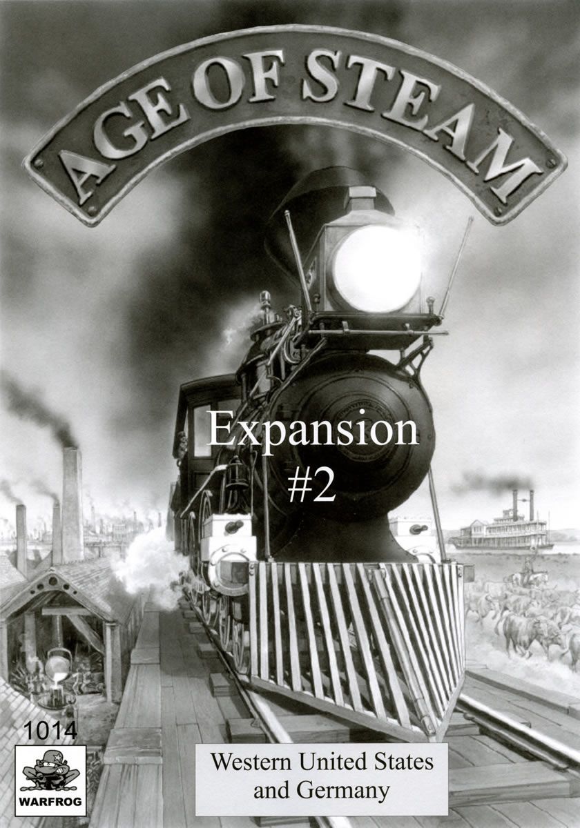 Age of Steam Expansion #2: Western United States and Germany box art