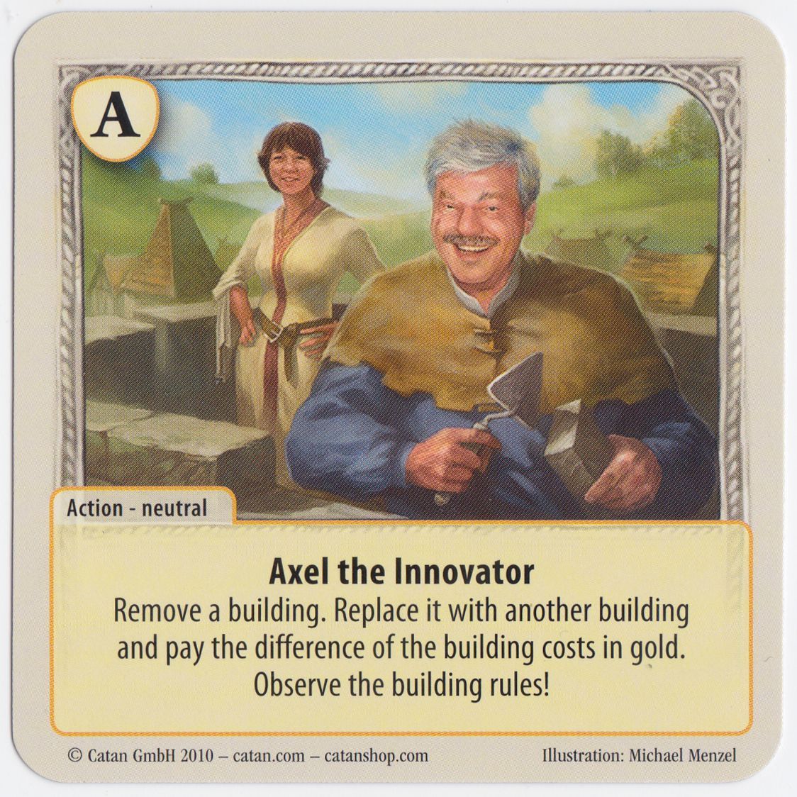 The Rivals for Catan: Axel the Innovator box art