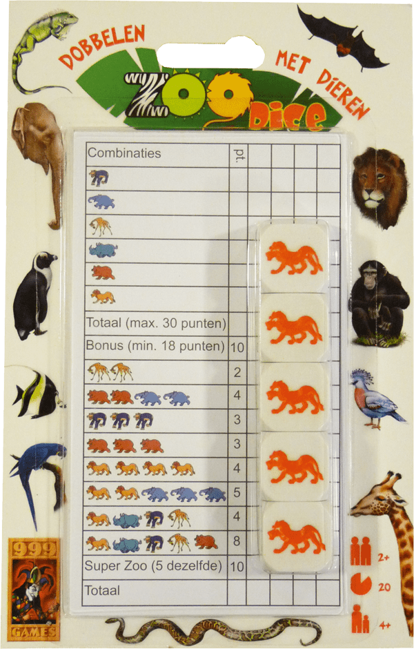 Zoo Yatzy box art