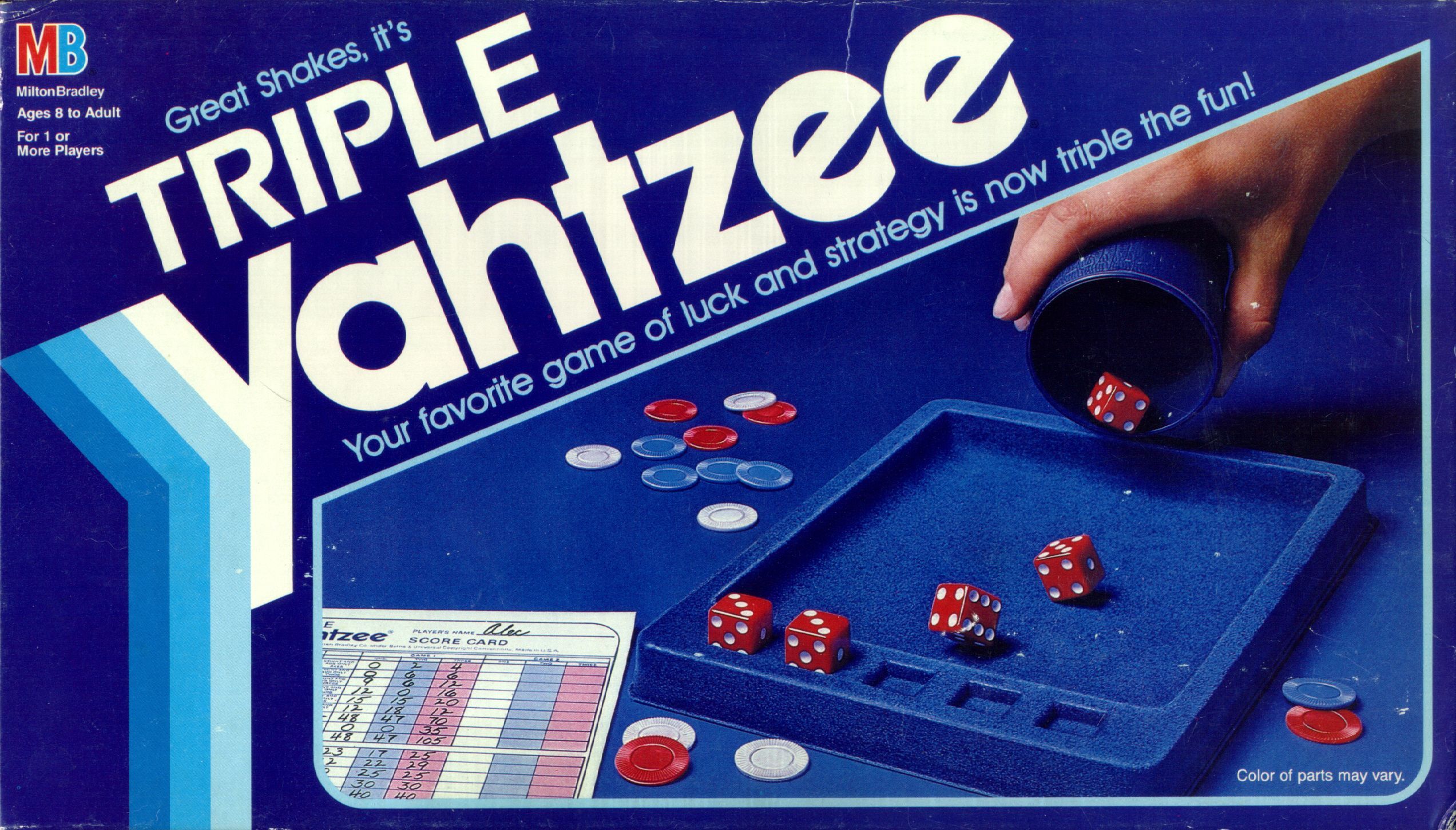 Triple Yahtzee box art