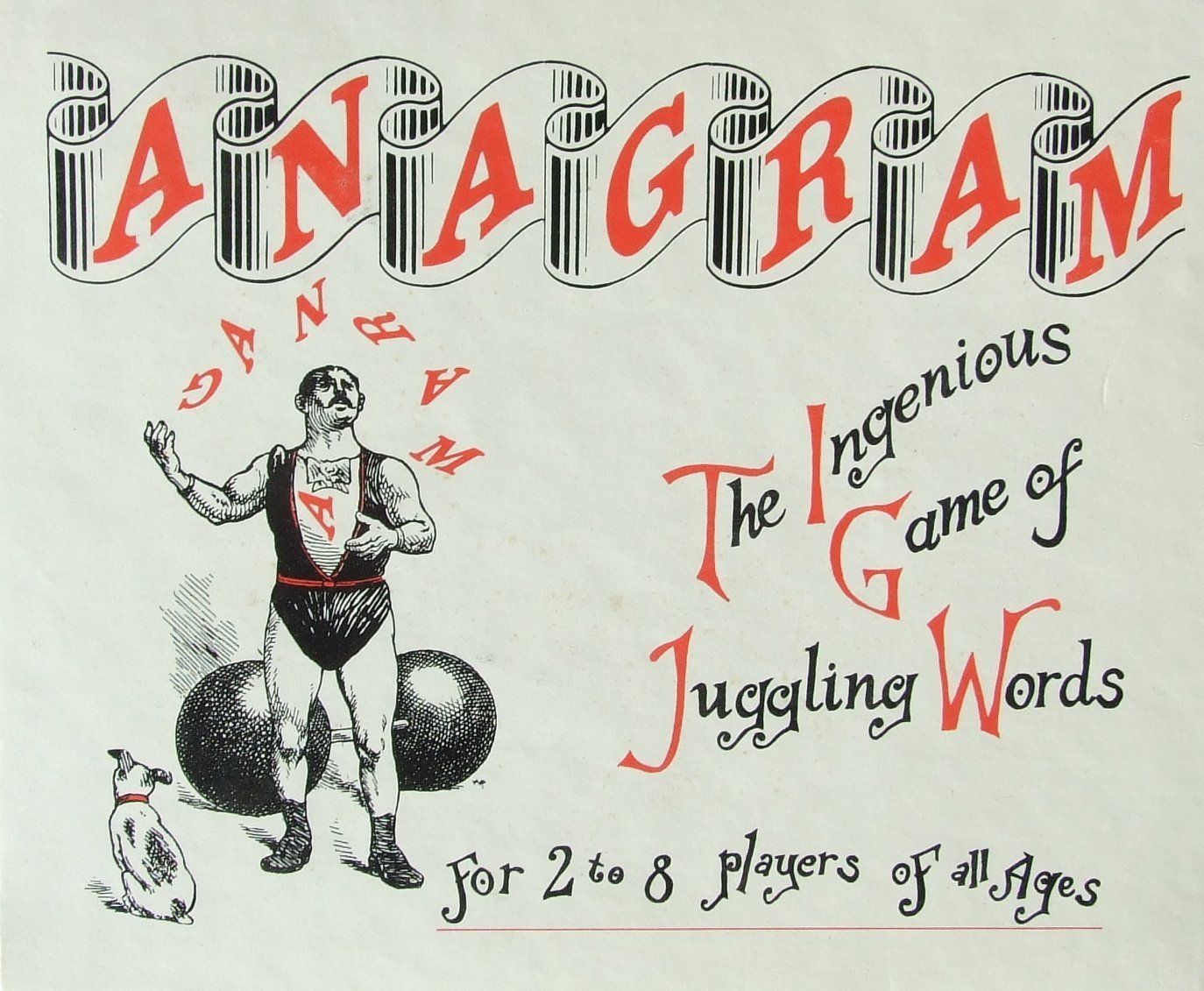 Anagram: The Ingenious Game of Juggling Words box art