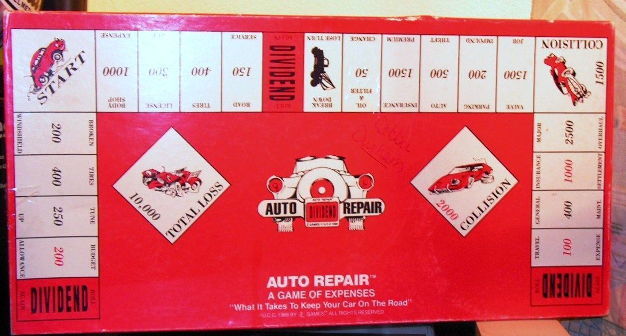 Auto Repair: A Game of Expenses box art