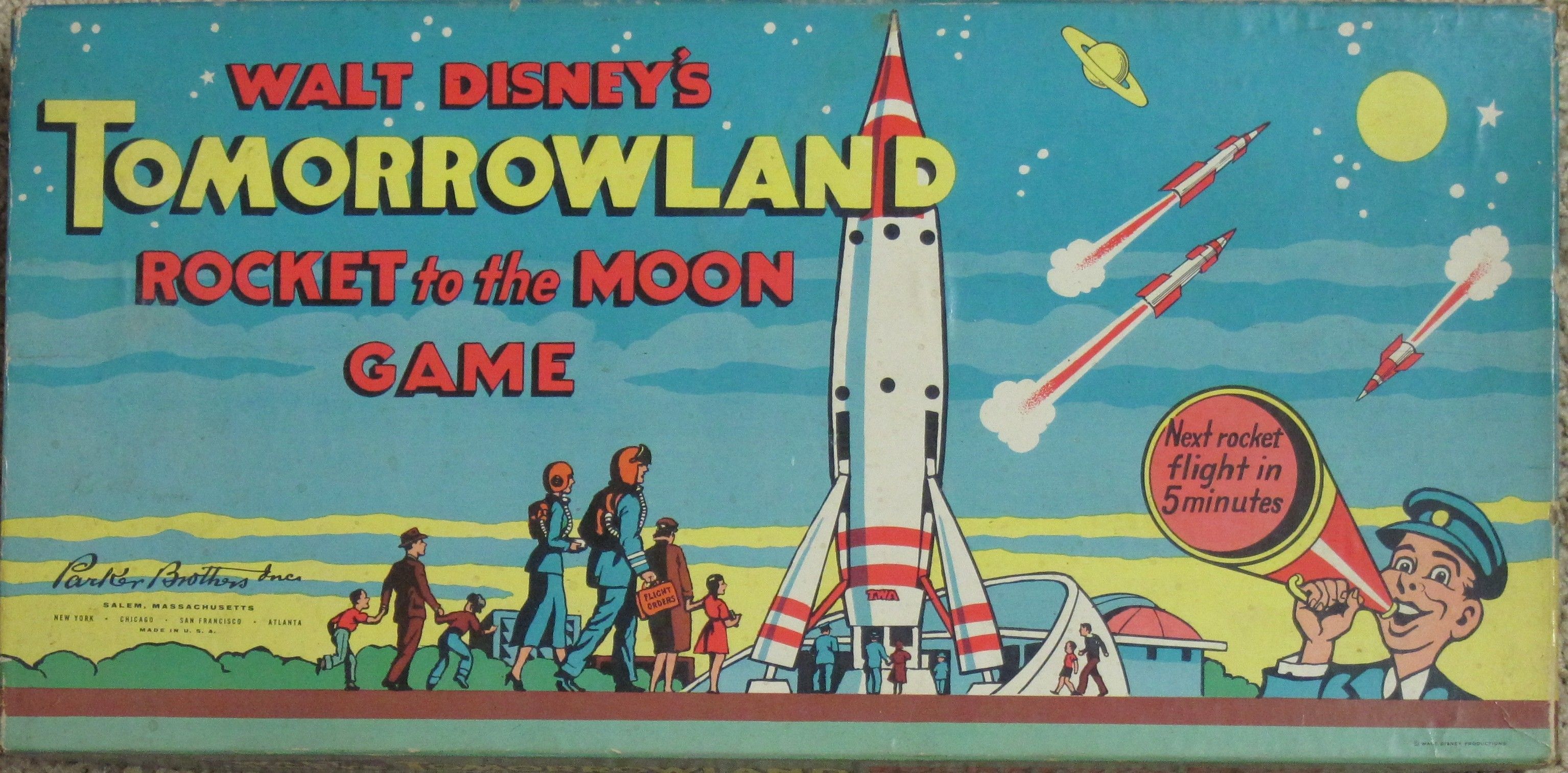 Walt Disney's Tomorrowland Rocket to the Moon box art
