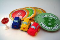 Red Light Green Light Card Game box art