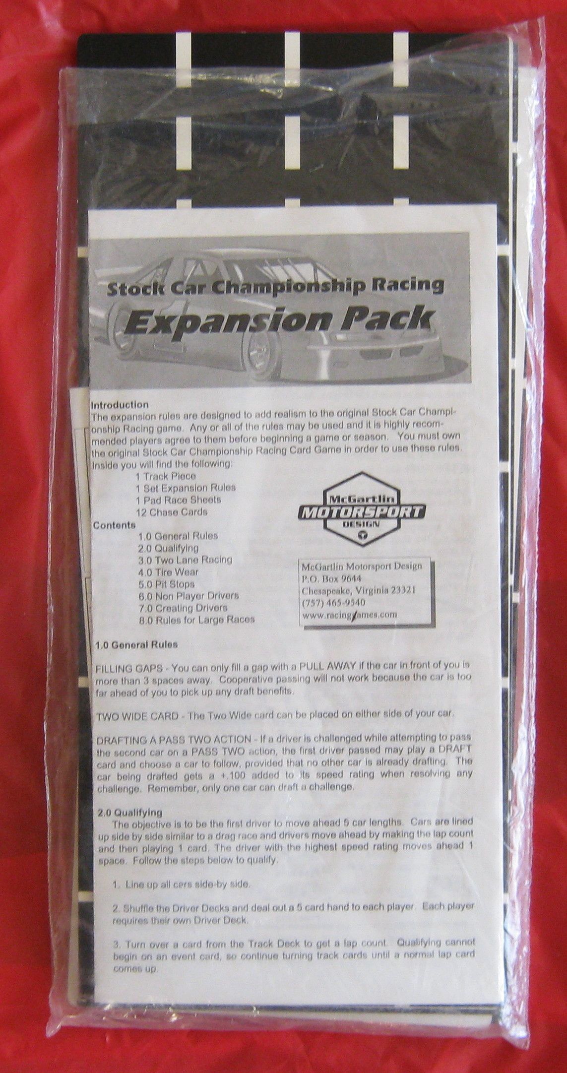 Stock Car Championship Racing Expansion Pack box art
