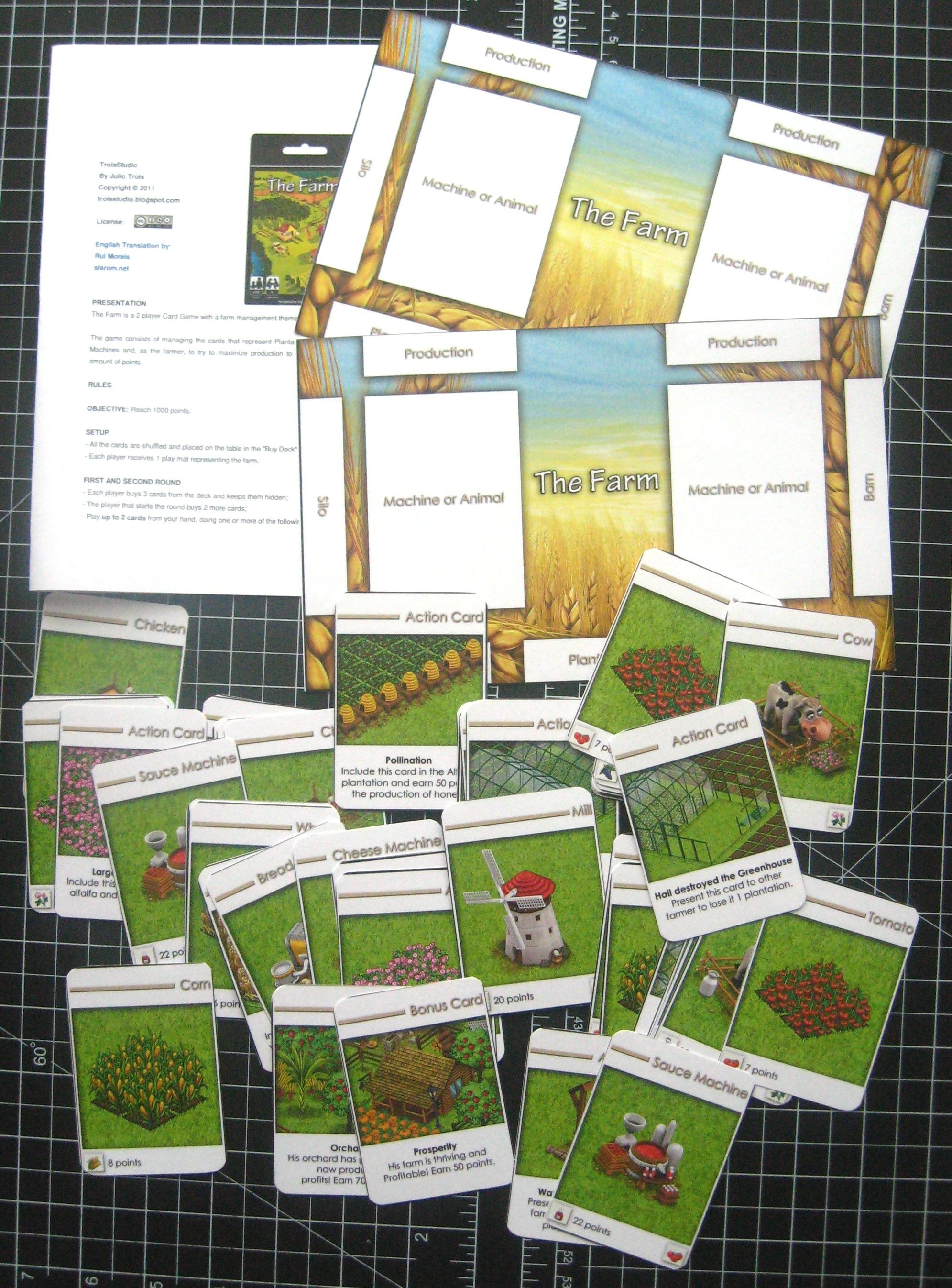 The Farm: Card Game box art